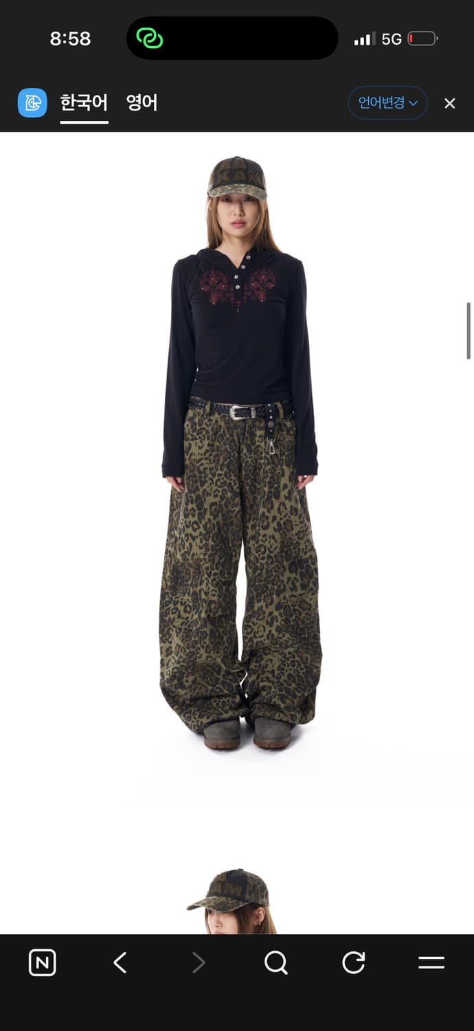 아캄 Studded CROS2 Hooded Long Sleeve (Bla 상품이미지2