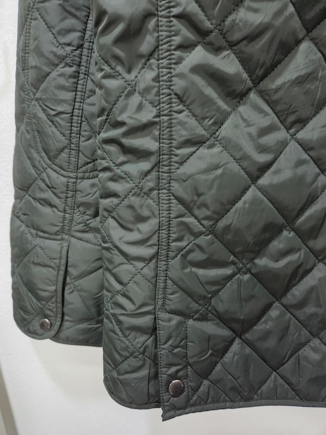 헨리코튼 퀼팅 자켓 다크 그린 남자 95 상품이미지6