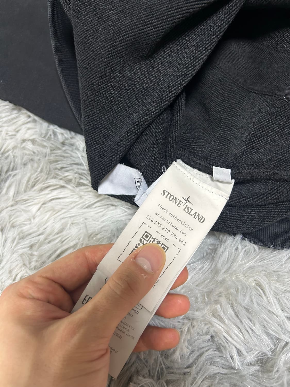 23년식 스톤아일랜드 후드티 블랙 M 상품이미지3