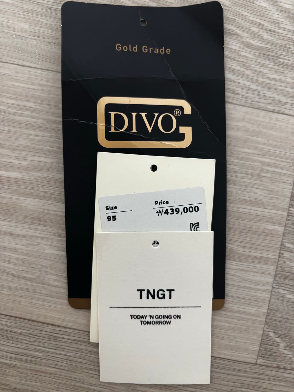 티엔지티 TNGT 라쿤퍼 덕다운 숏패딩 버건디 95사이즈 상품이미지5