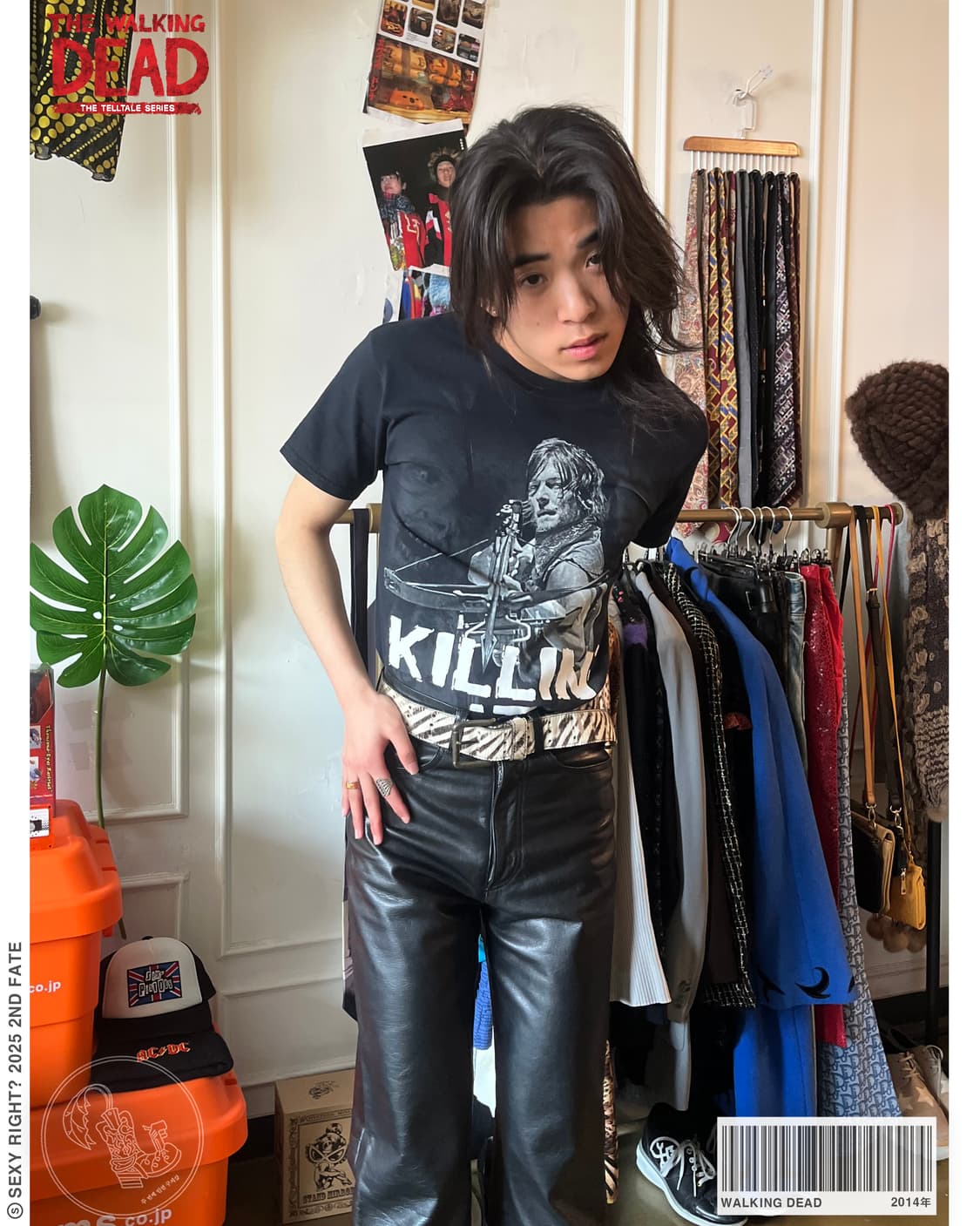 2014年 Walking Dead 1/2 T-Shirt / Gildan 상품이미지1