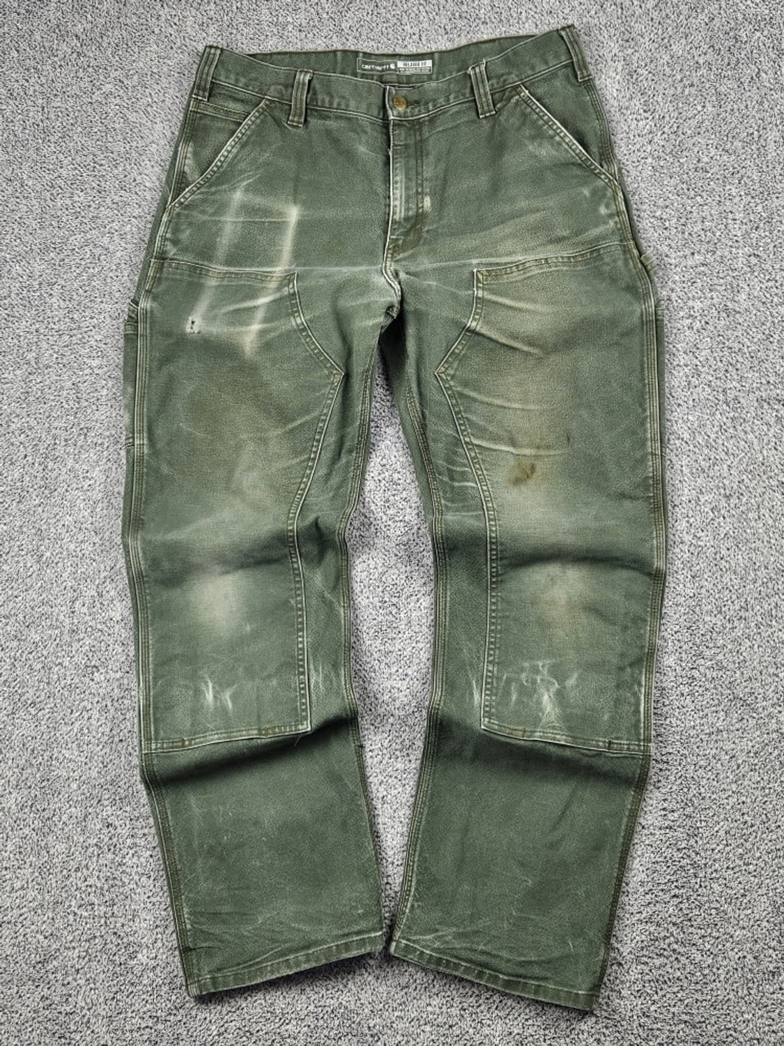 칼하트 덕 캔버스 더블니 카펜터 워크 팬츠 ( 36X32 )/ 10123 상품이미지1