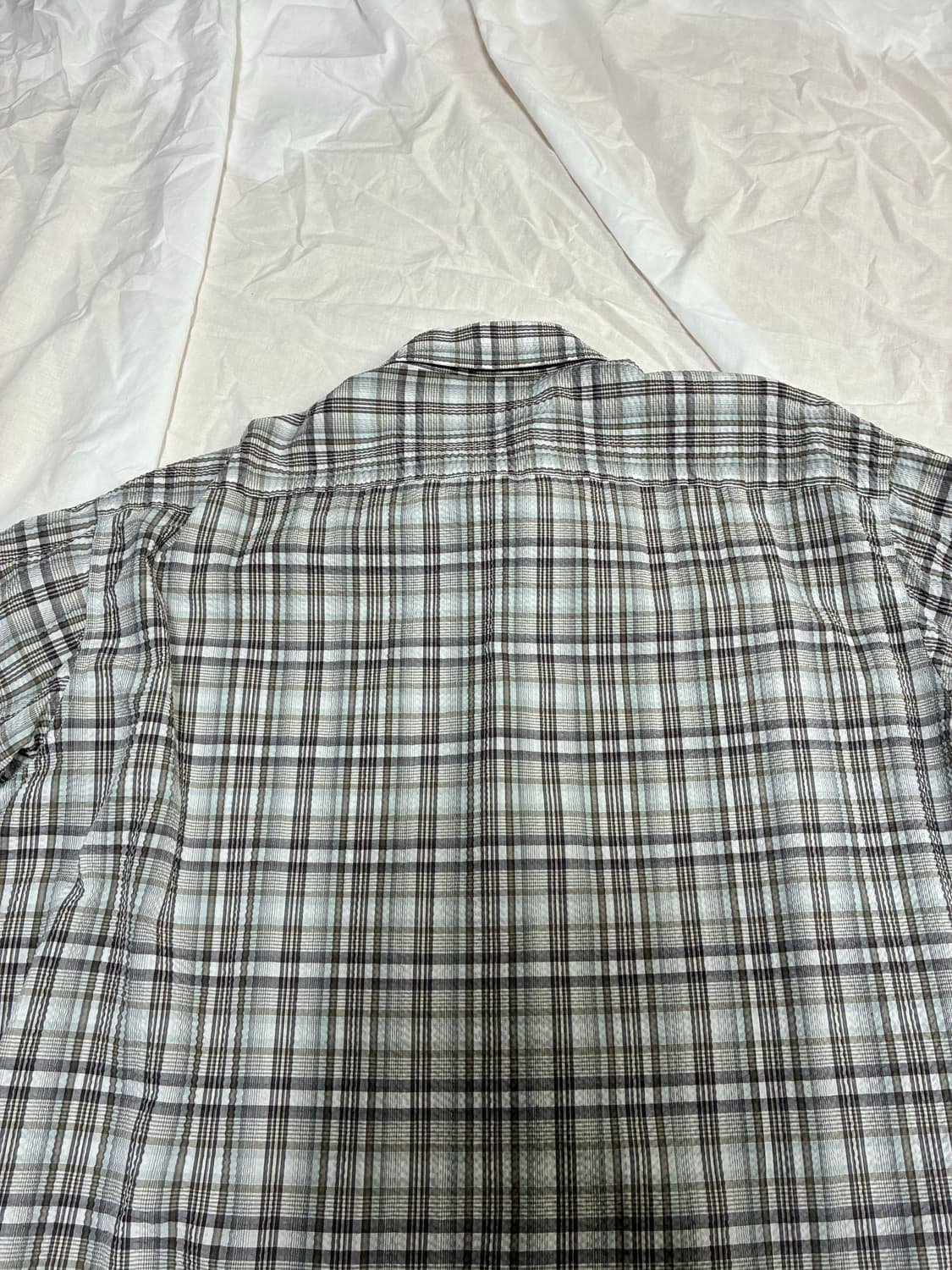 엠에프펜 EXACT SHIRT (TAUPE MINT CHECK) 상품이미지4