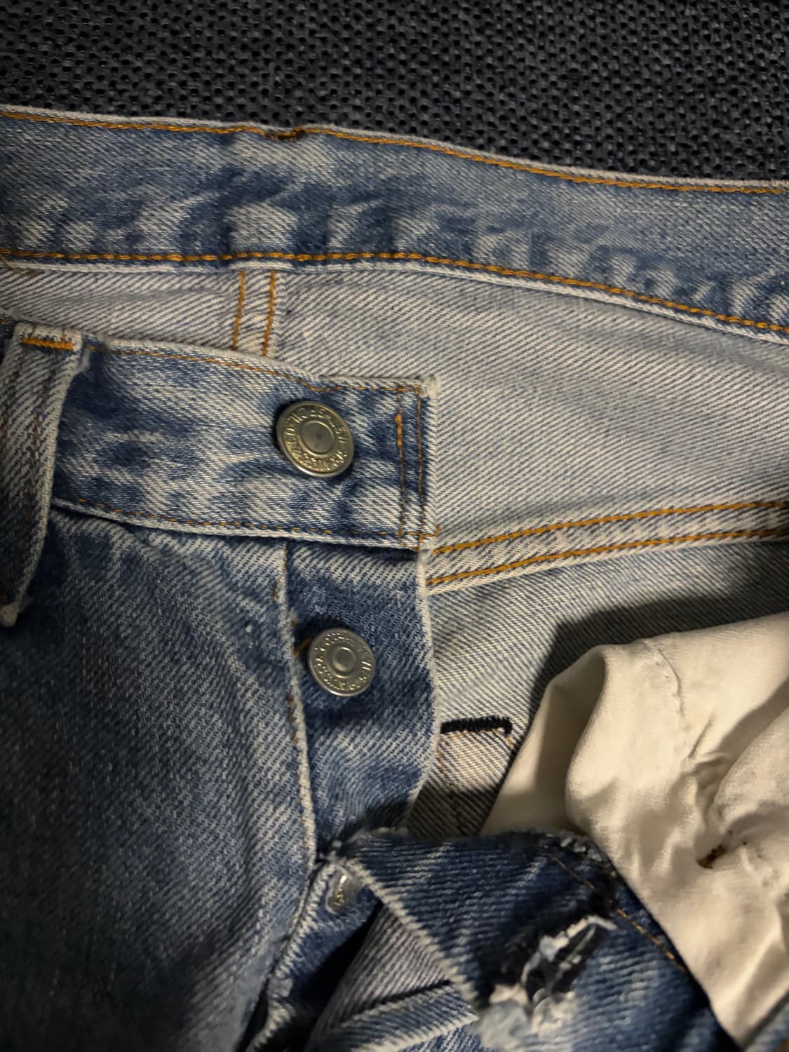 80s 미제 리바이스 501 중청워싱 66후기 32/38 상품이미지2