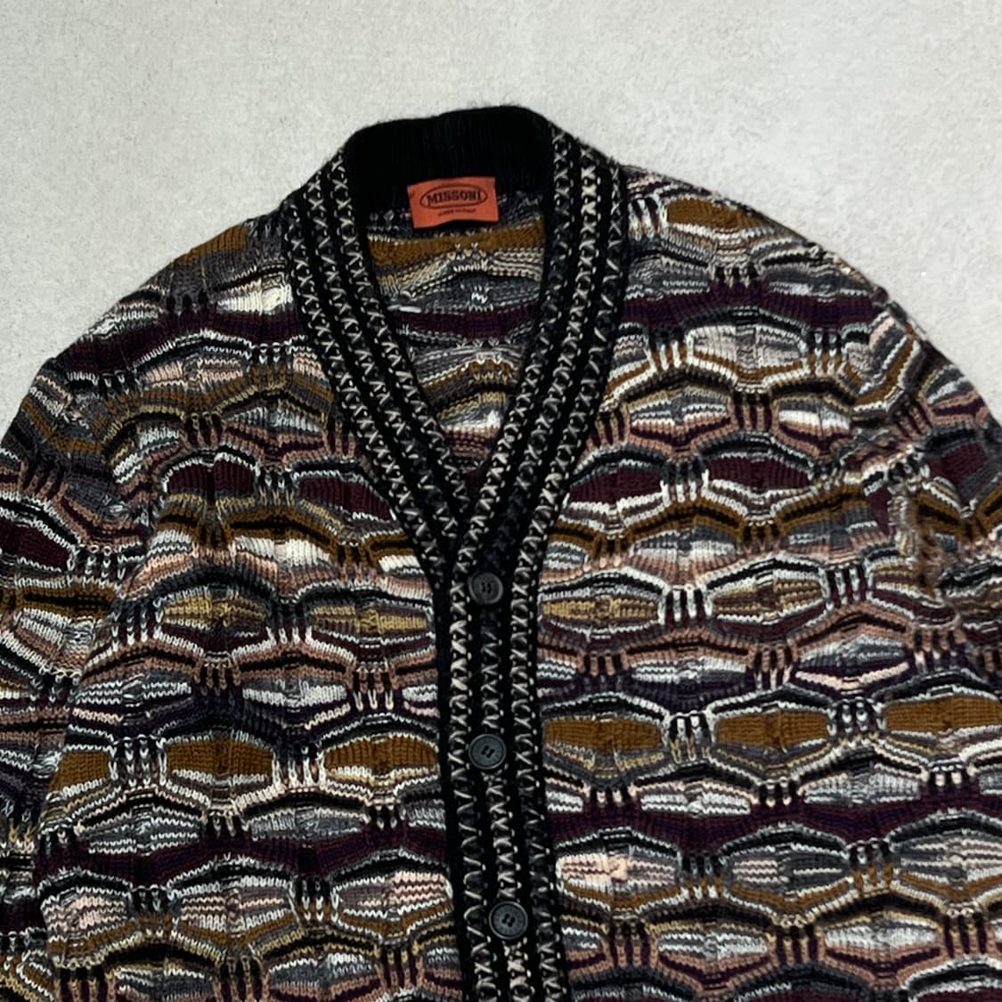 미쏘니 케이블 니트가디건 s10175 상품이미지3