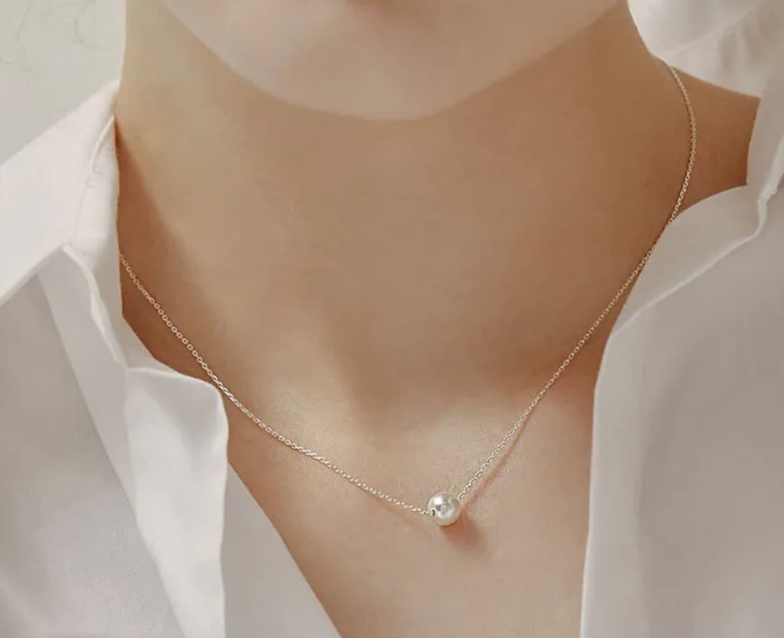 헤이 swarovski pearl necklace 상품이미지1