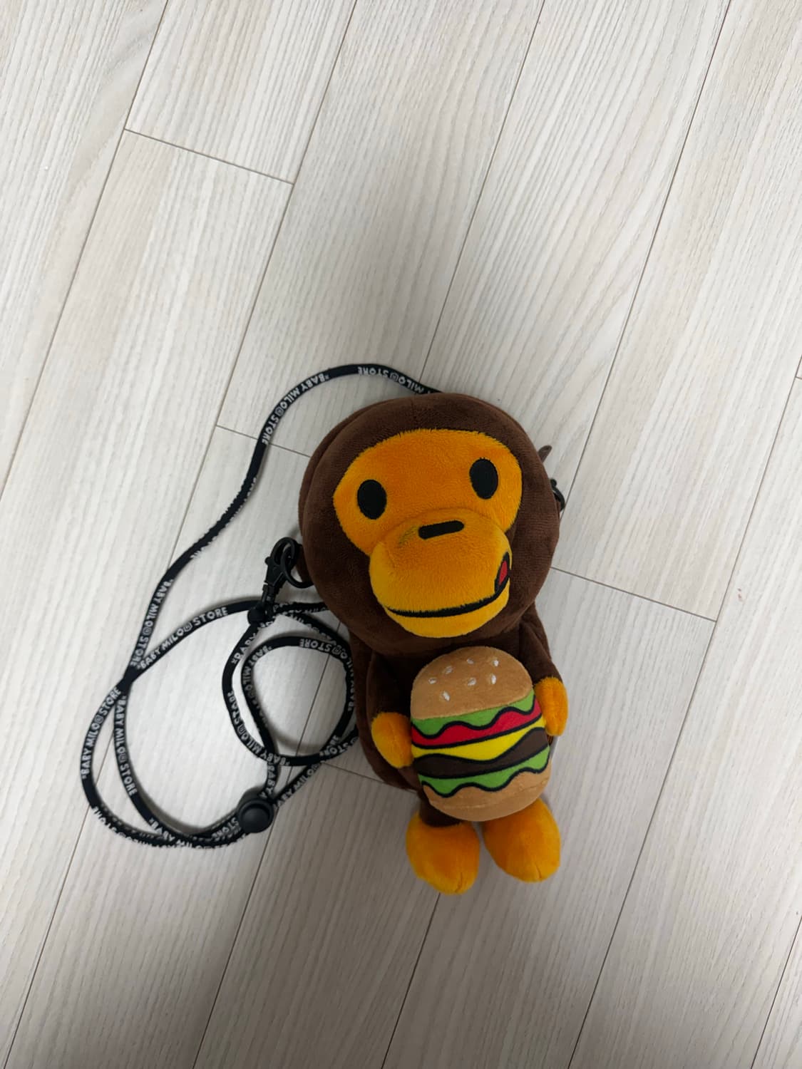 베이프 베이비 마일로 햄버거 인형 가방 상품이미지2