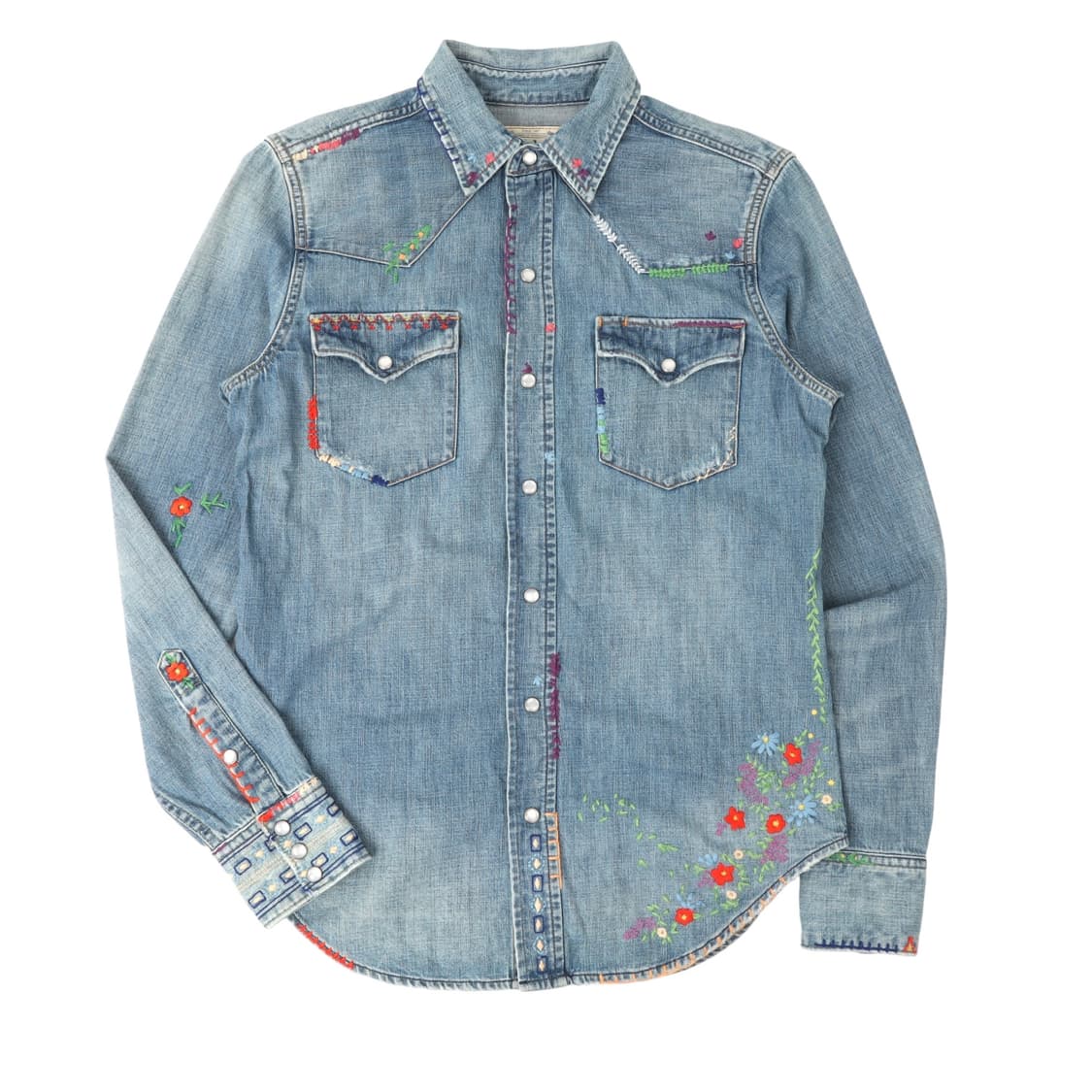 폴로 랄프로렌 웨스턴 샴브레이 데님 셔츠 상품이미지1