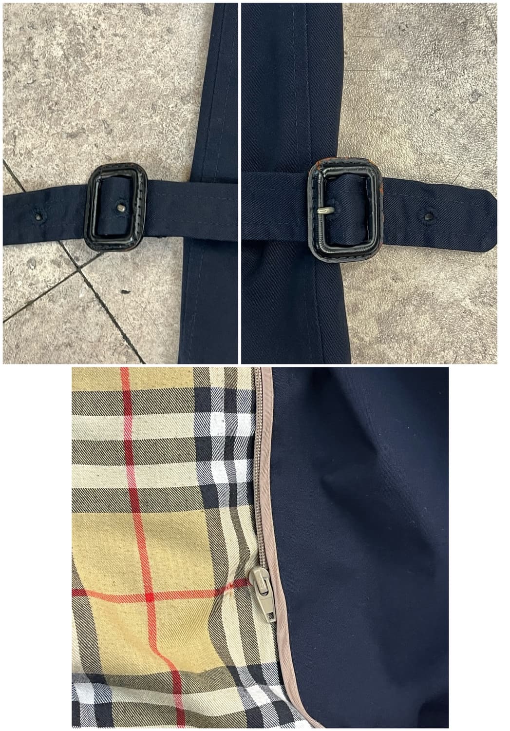 버버리 트렌치 롱코트 네이비 #csz2579 상품이미지9