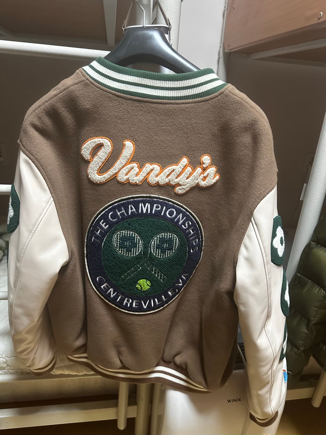 반디더핑크 테니스 바시티 자켓 XL 상품이미지6