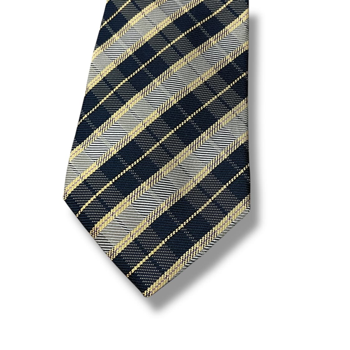  버버리 체크 패턴 실크 넥타이 y14336 상품이미지3
