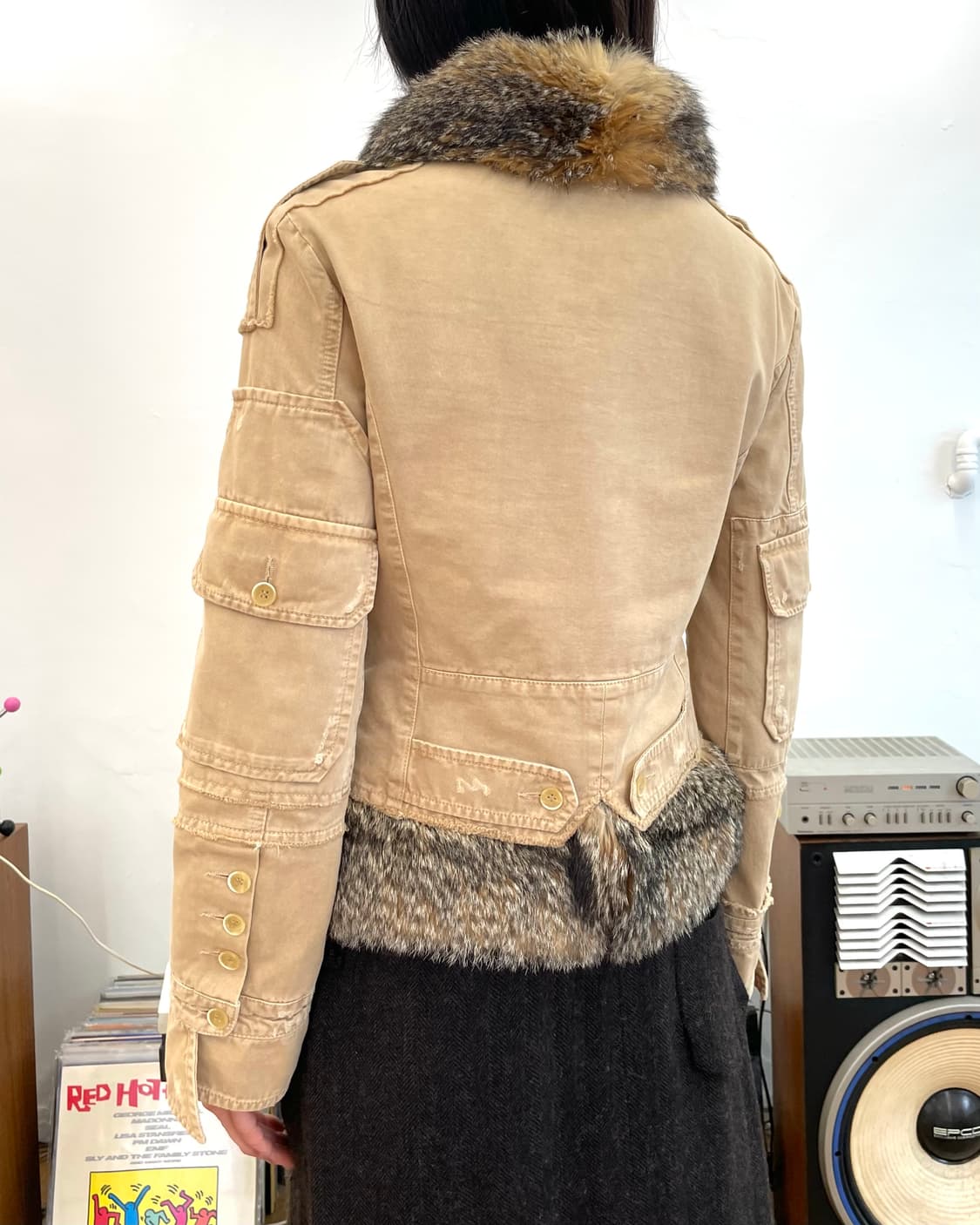 [42] 에르마노설비노 퍼 자켓 상품이미지7