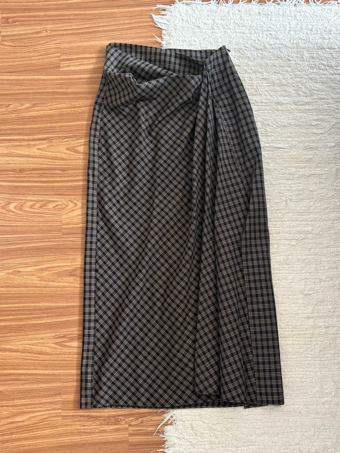 드레이프 롱 스커트 상품이미지1