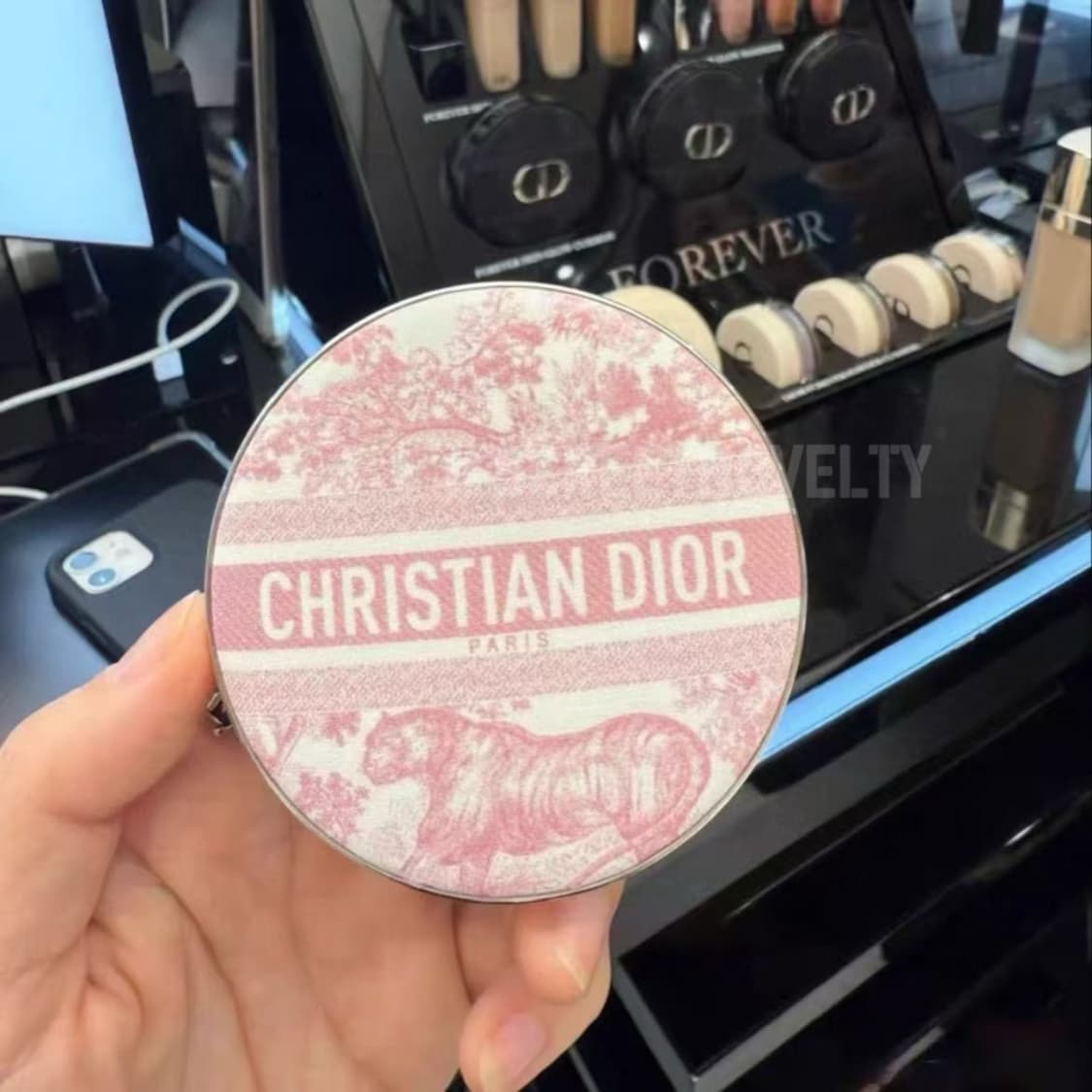 디올뷰티 뜨왈드주이 원형 미러 미니 손거울 핑크  상품이미지6