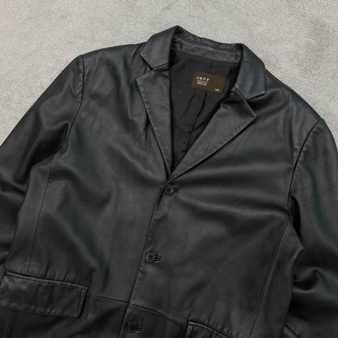 100 빈티지 양가죽 블레이저 레더자켓 상품이미지2