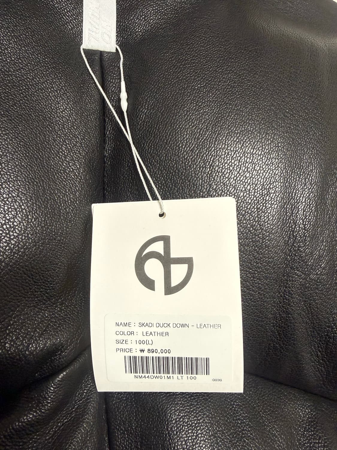 노매뉴얼 덕 다운 레더 패딩 / 가죽 상품이미지3