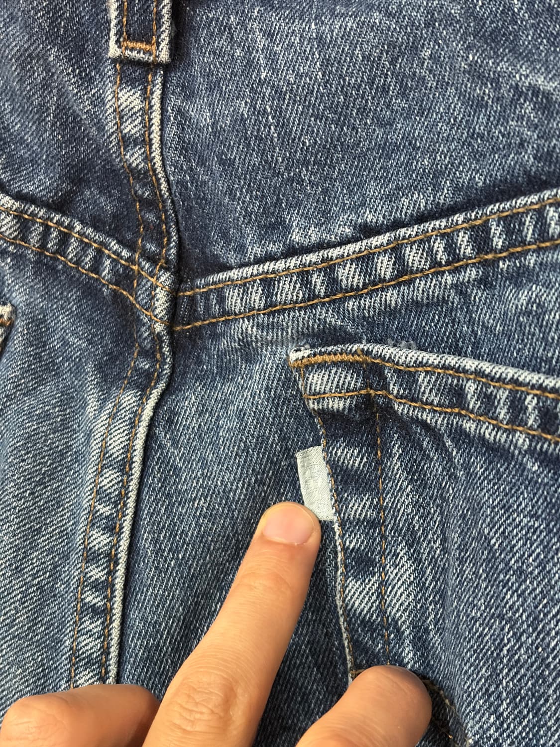 J39 90s 리바이스 실버탭 배기 데님팬츠 36X32 상품이미지6