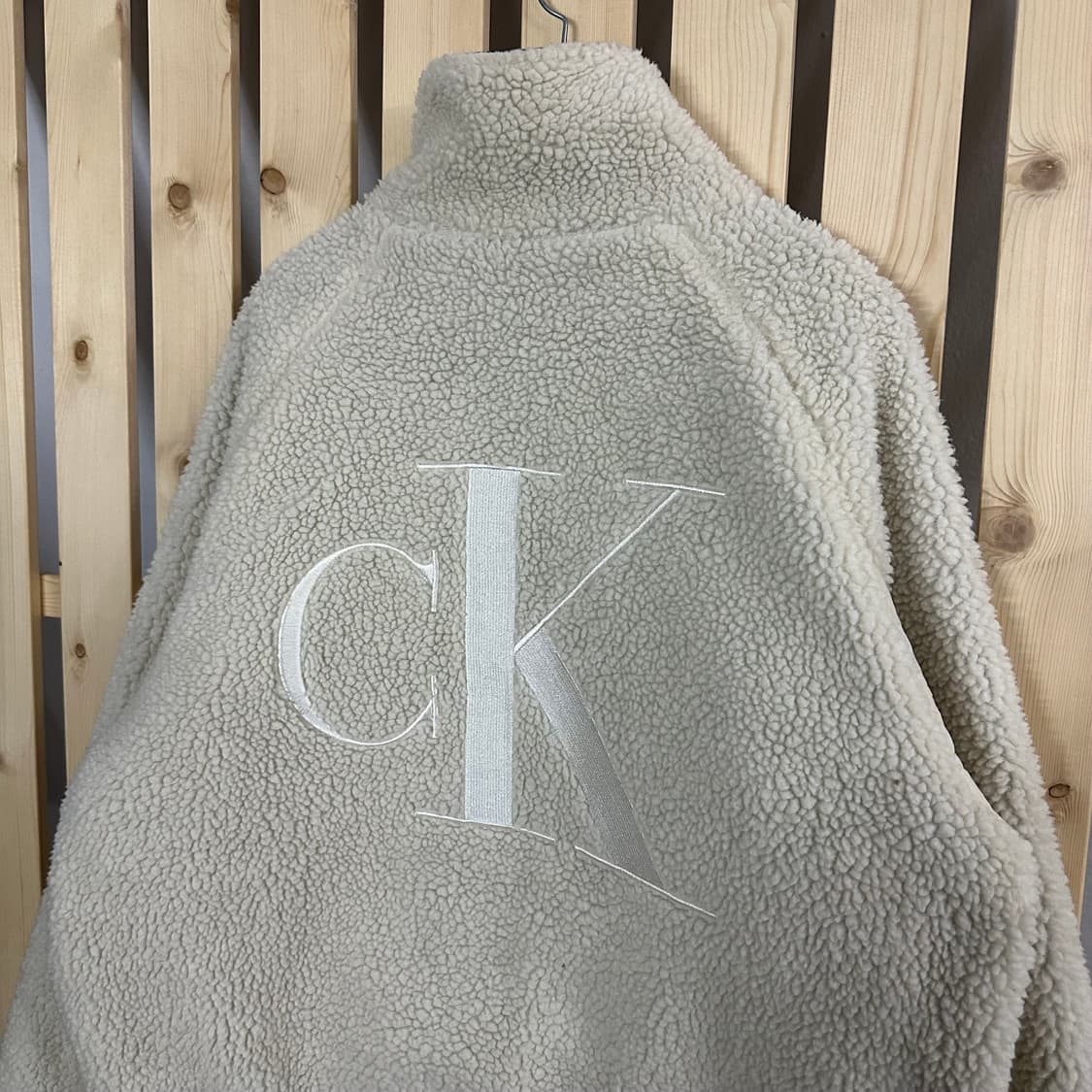 (L) 캘빈클라인 리버시블 양털 플리스 자켓 양면 상품이미지7