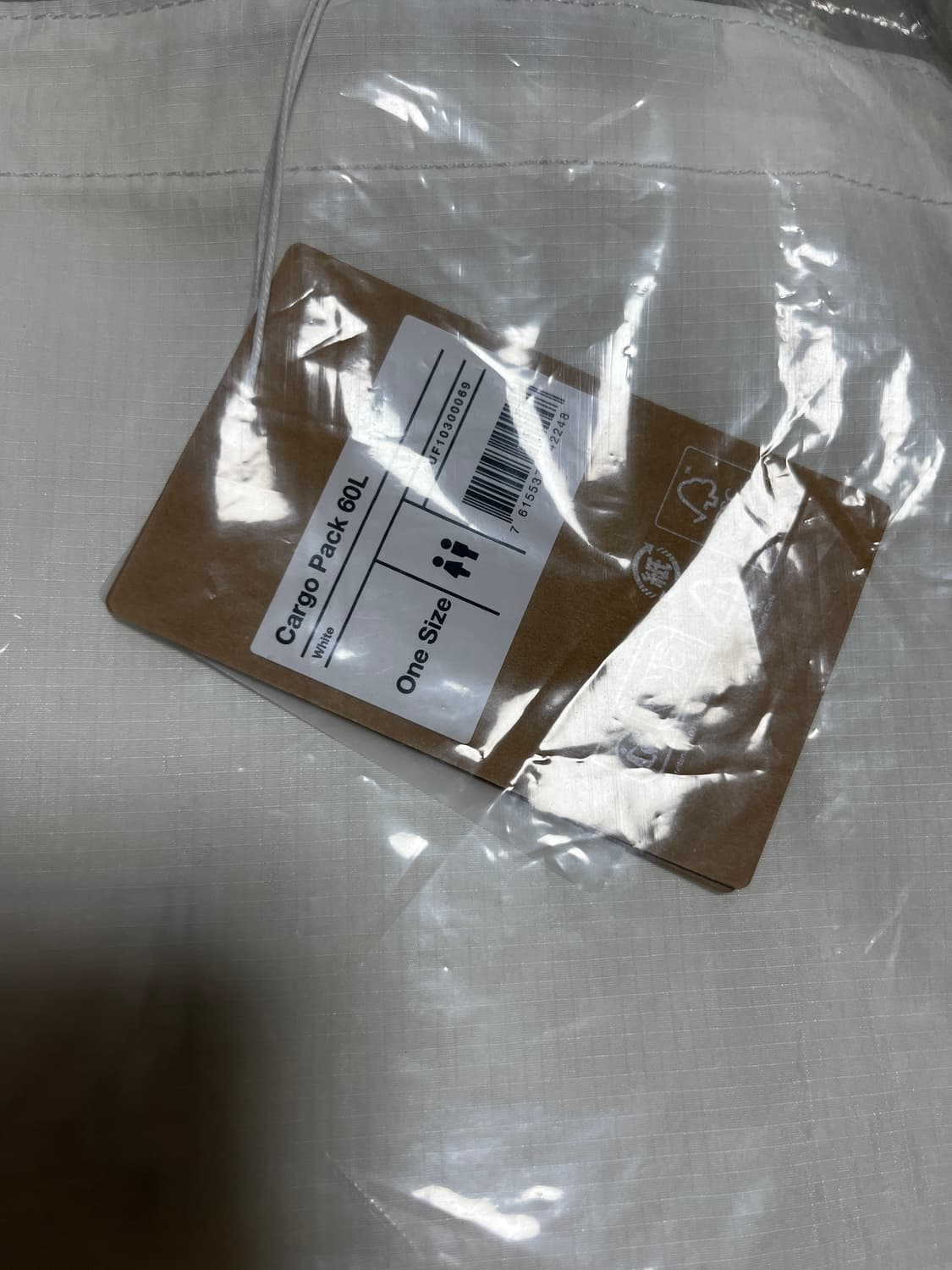 온 러닝 on running 카고팩 오버사이즈 토트백 화이트 상품이미지8