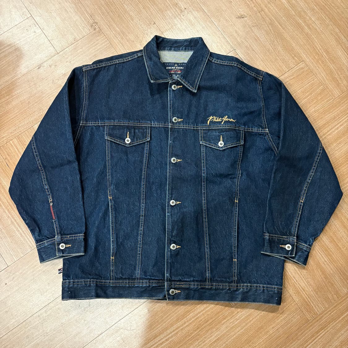 팻팜 딥블루 데님 자켓 상품이미지5