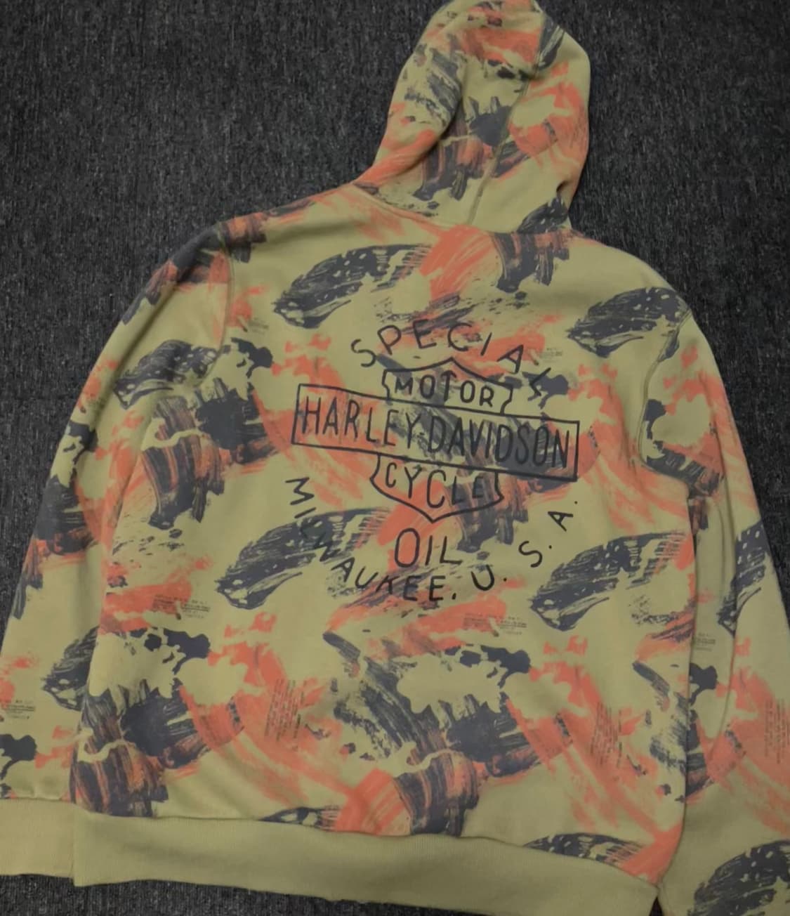 할리데이비슨 오일카모 후드집업 상품이미지5
