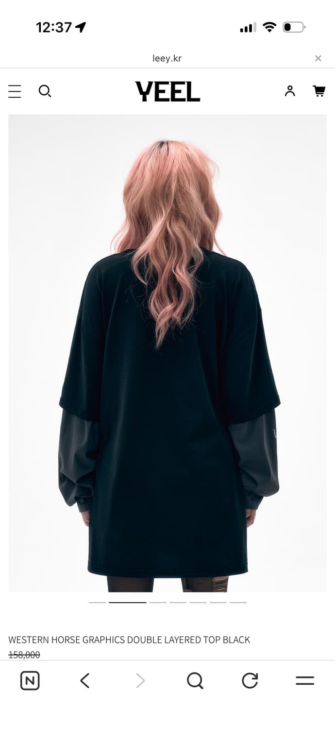 yeel 와이이이엘 웨스턴 레이어드 롱슬리브 상품이미지2