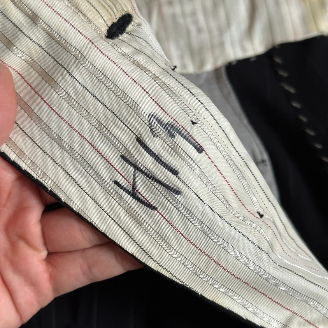 ~80‘s Euro striped dress work pants 상품이미지9