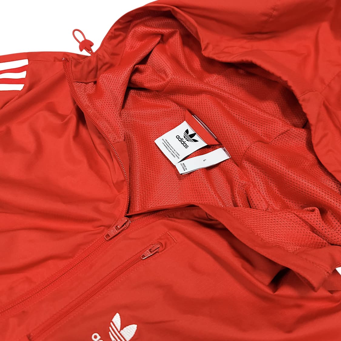 [L] 아디다스 레드 오리지널 락업 우븐 바람막이 상품이미지8