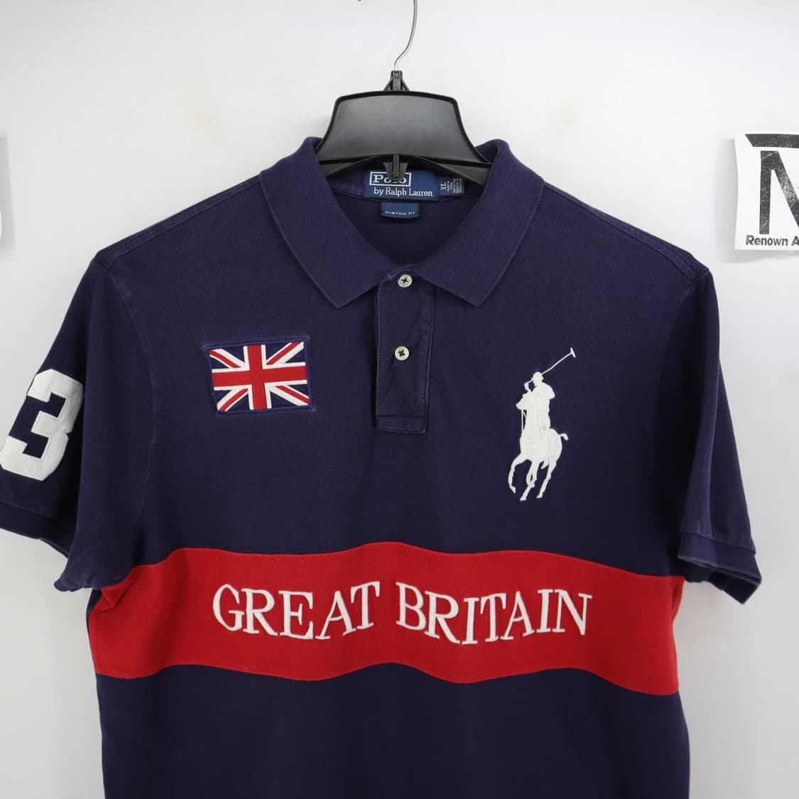 폴로 랄프로렌 그레이트 브리튼 국대 빅포니 카라티 상품이미지2