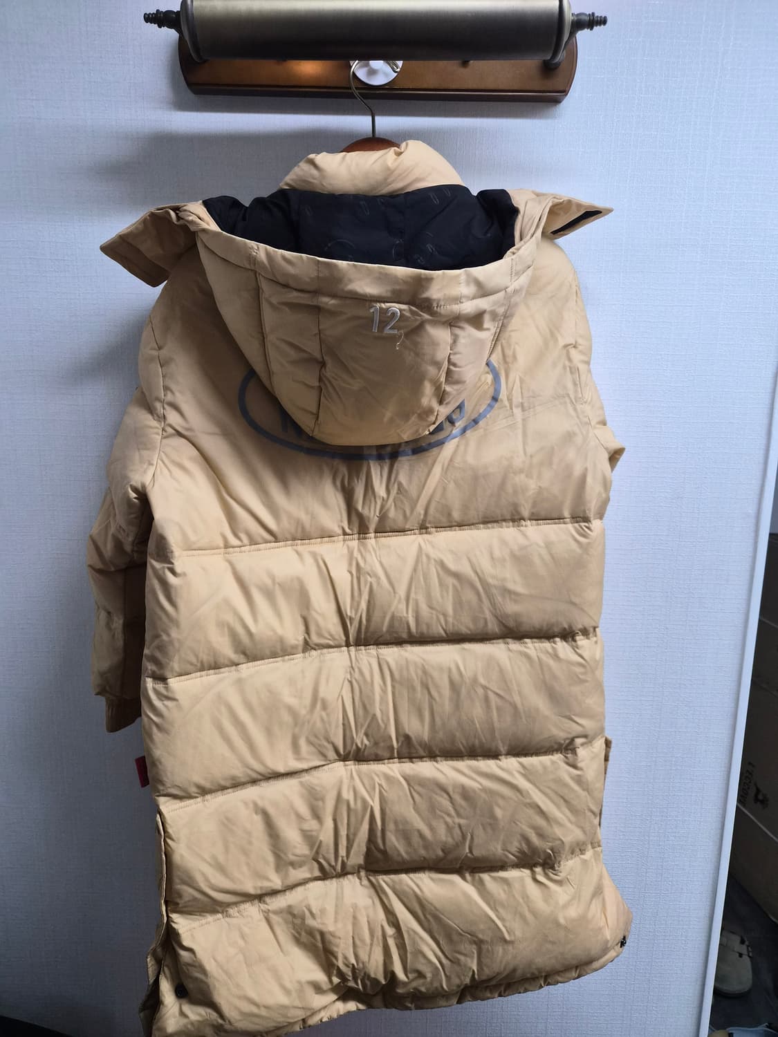 155) 아이스비스킷 덕다운 롱패딩 팝니다 상품이미지2