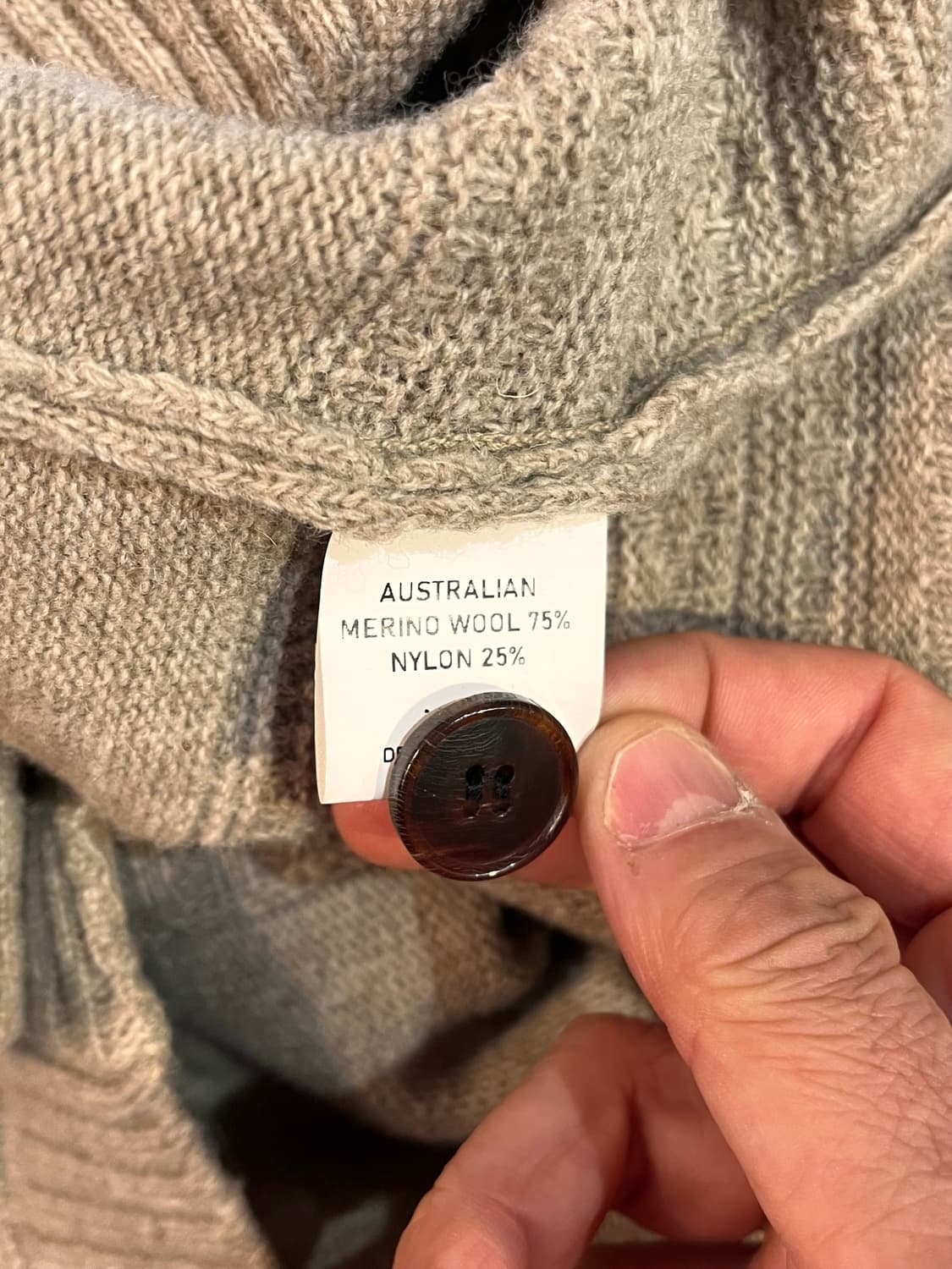 어나더오피스 젠틀 링크 가디건 (오트밀) 상품이미지6