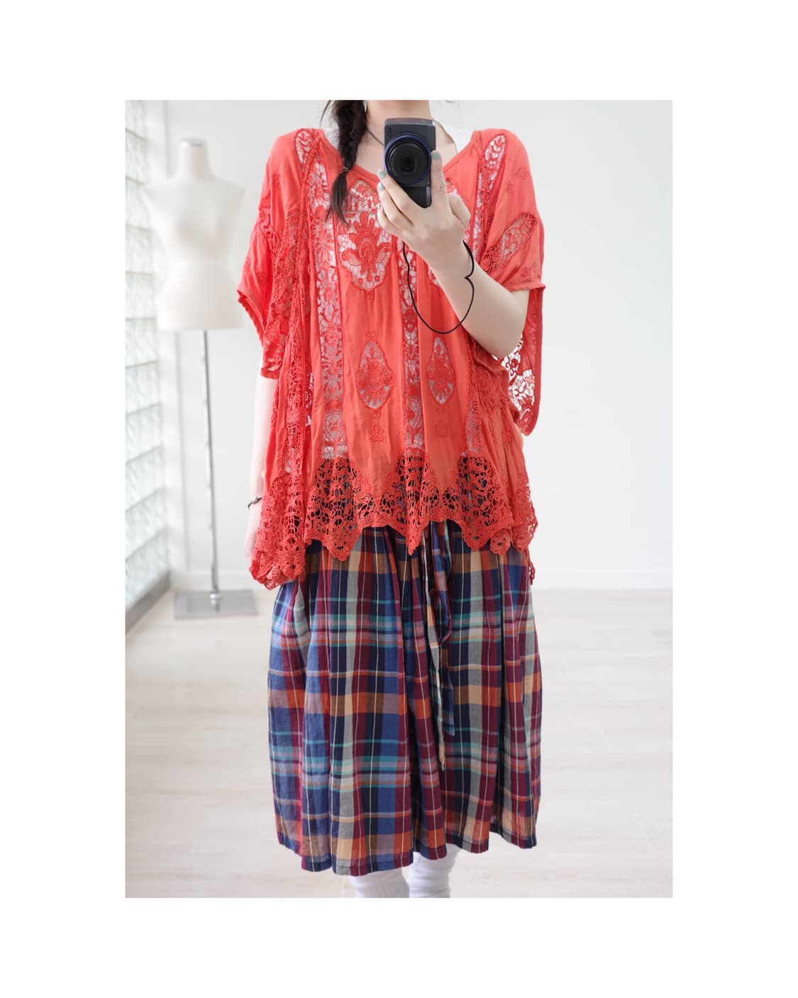 as know as de base orange blouse 상품이미지2