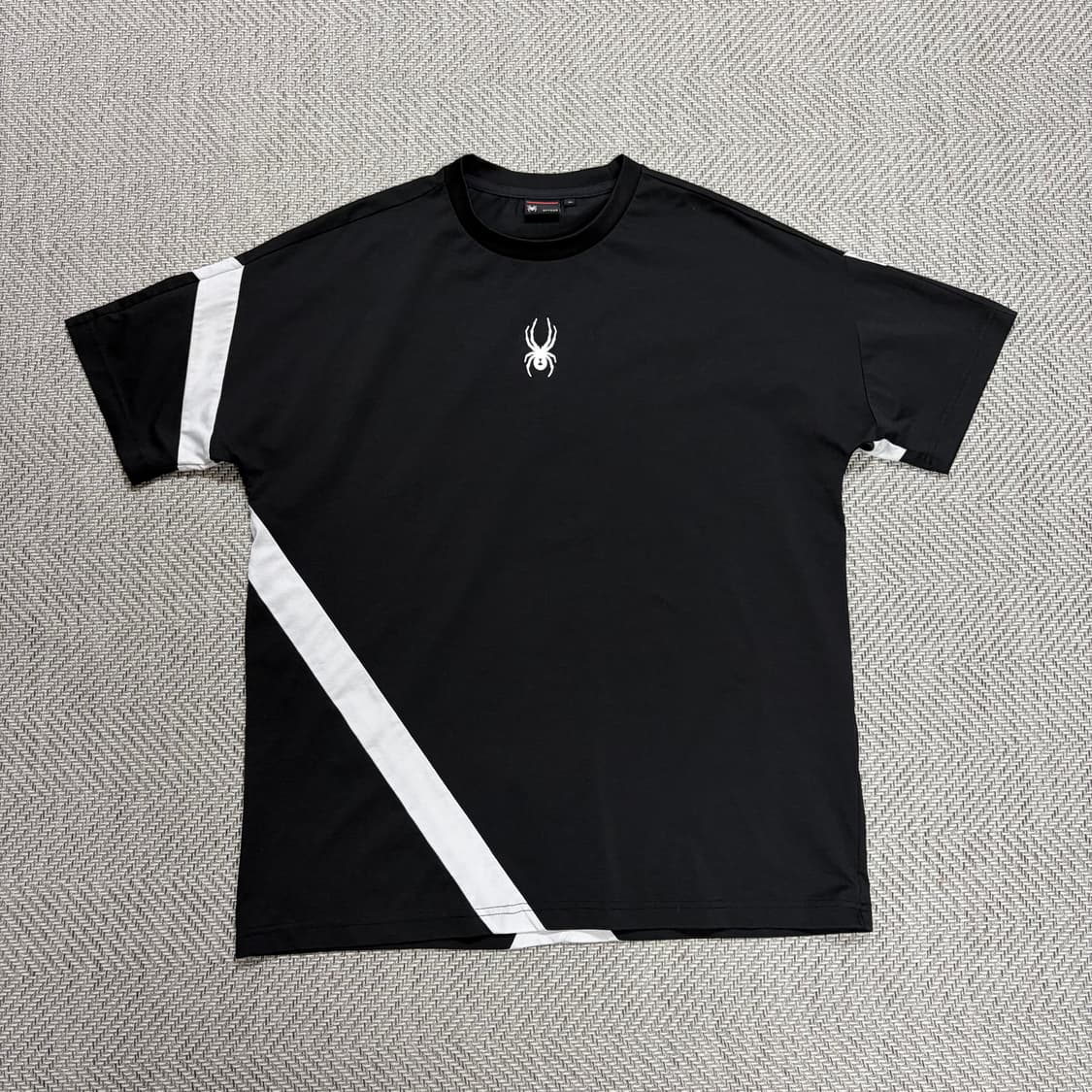 (XL)스파이더 블랙 져지 반팔티 상품이미지1