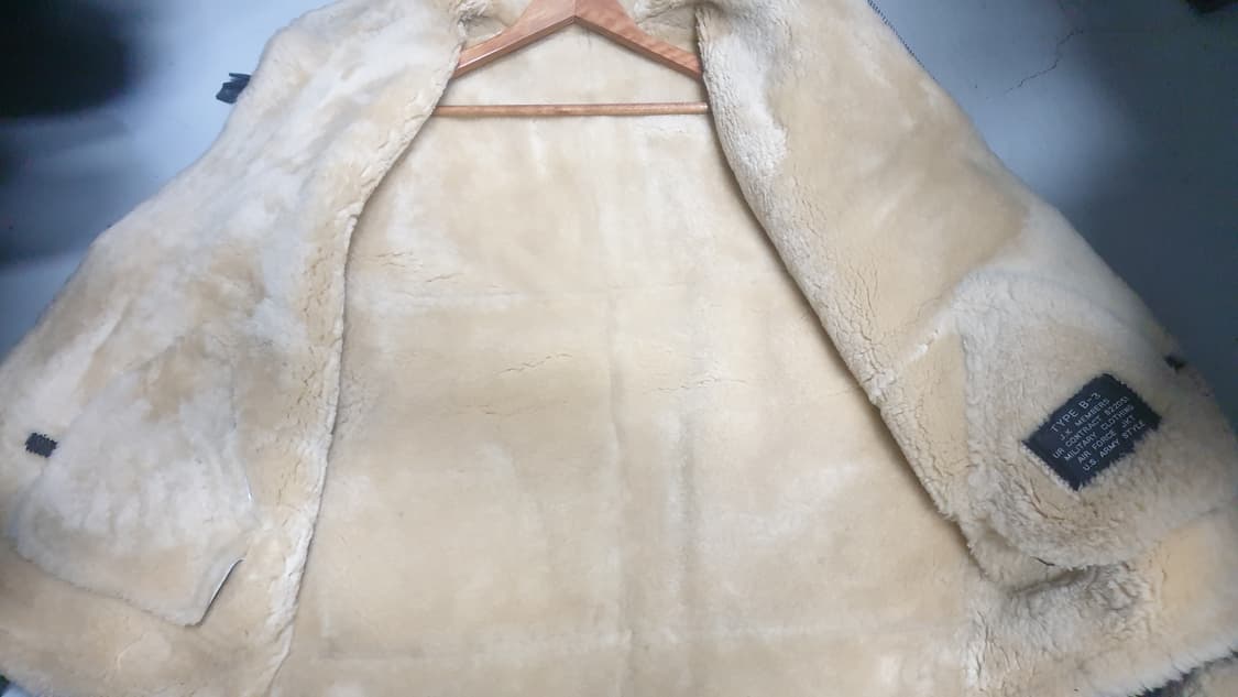 B-3 무스탕 자켓 3xl 상품이미지3