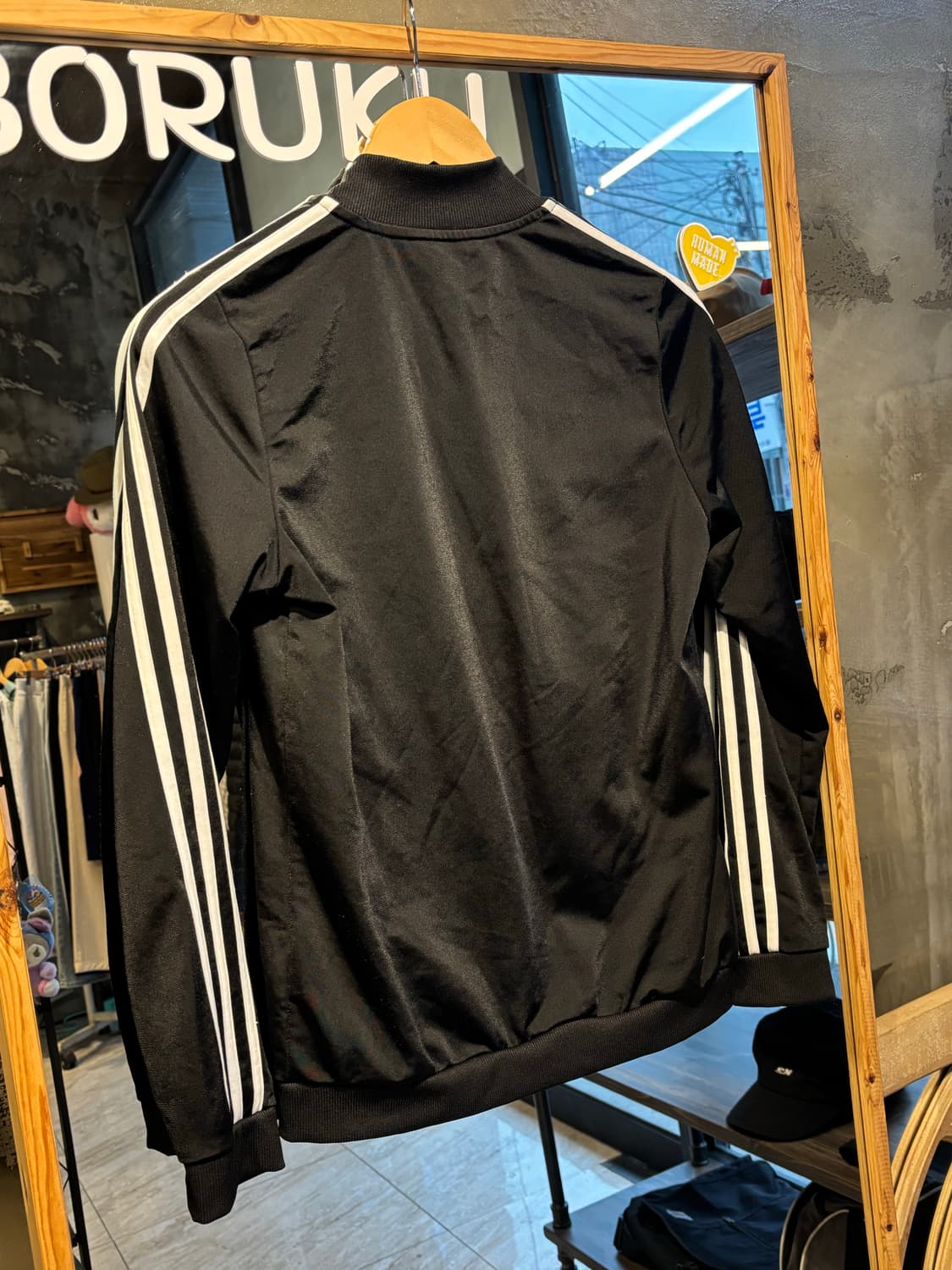 아디다스 블랙 트랙탑 져지 S 상품이미지6