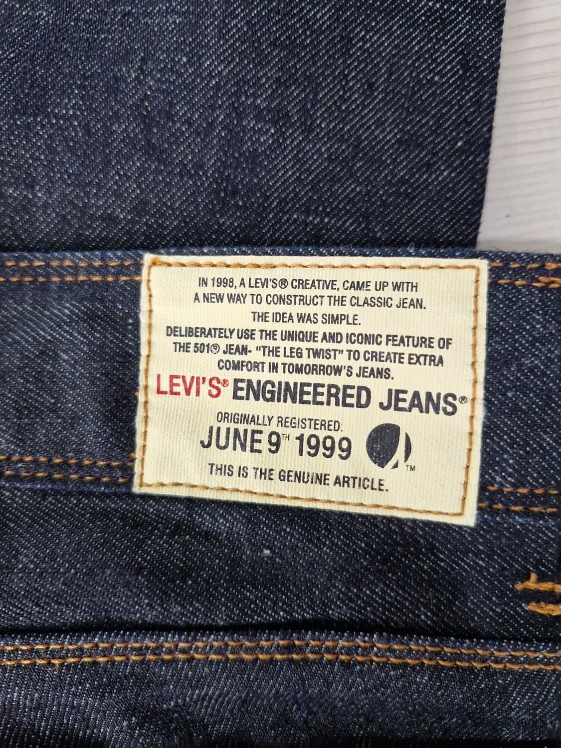 리바이스 LEVI'S 엔지니어드 부츠컷 데님팬츠_28X33 상품이미지5