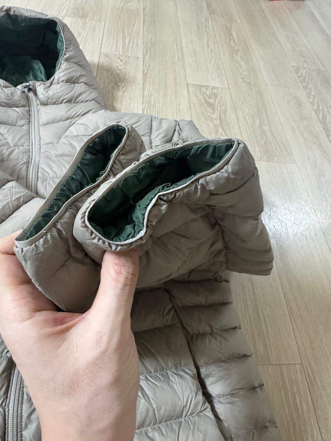 L 파타고니아 다운스웨터 후디 씨버드그레이 상품이미지4