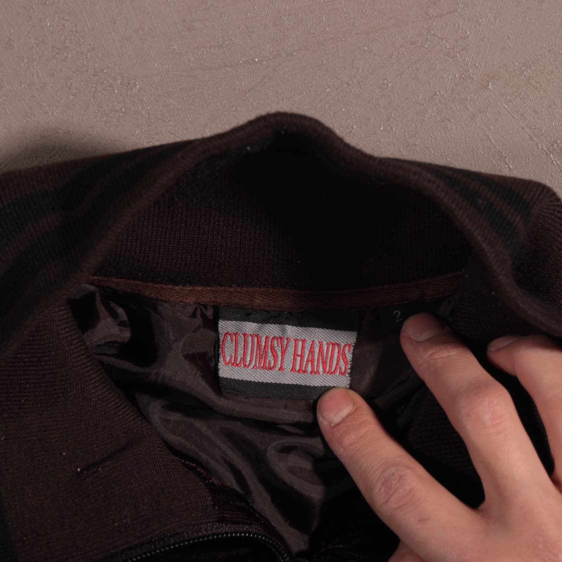 CLUMSY HANDS VELVET ZIP-UP 상품이미지4