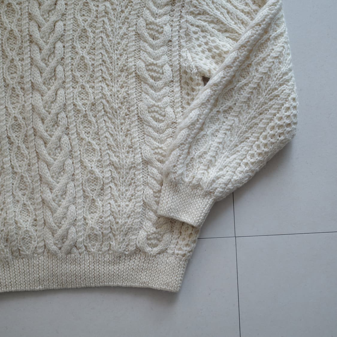 90s 컬러스 알렉산더줄리안 피셔맨 케이블니트 M 상품이미지3