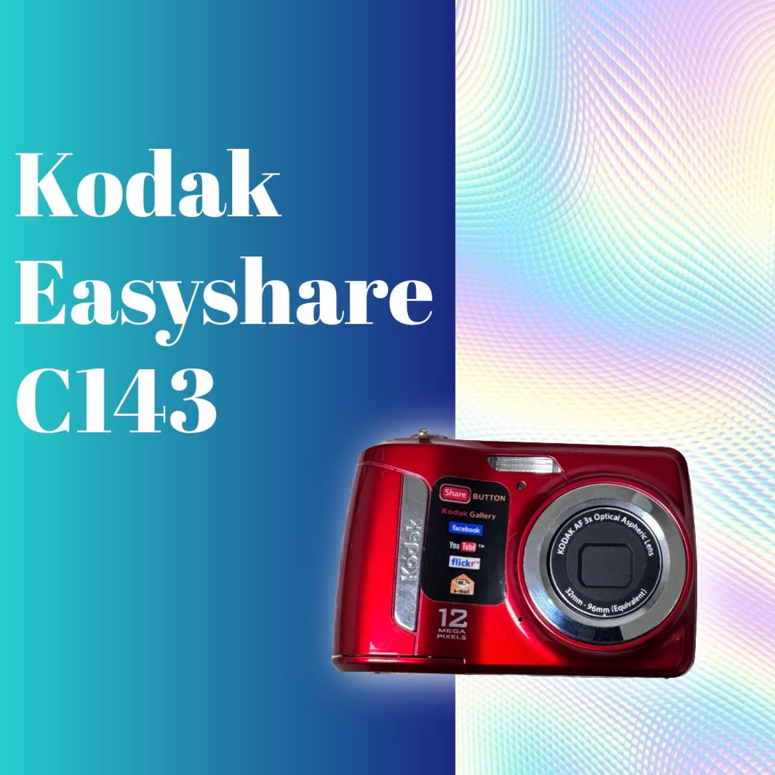 미품!! ) 코닥 이지쉐어 c143 레드 / easyshare c143 상품이미지1