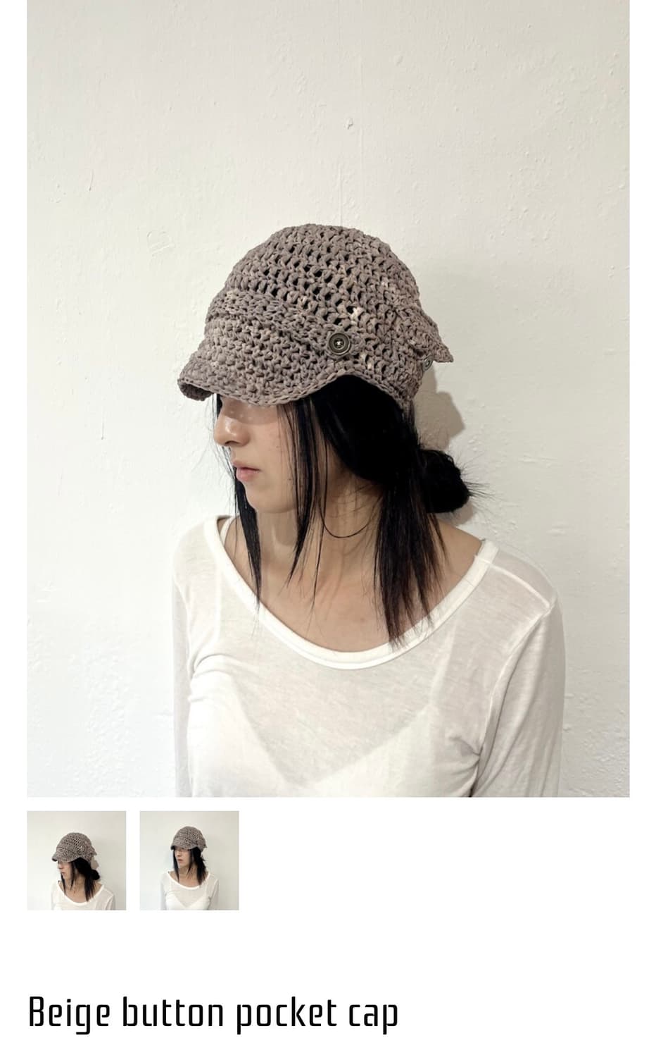 Coxpipin button pocket cap 상품이미지1
