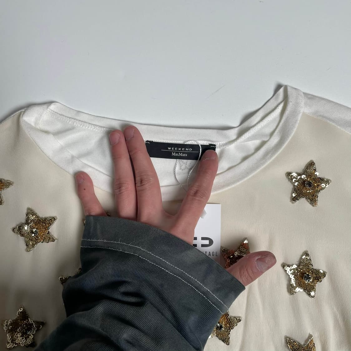 Max mara 별 비즈 롱 슬리브  상품이미지8