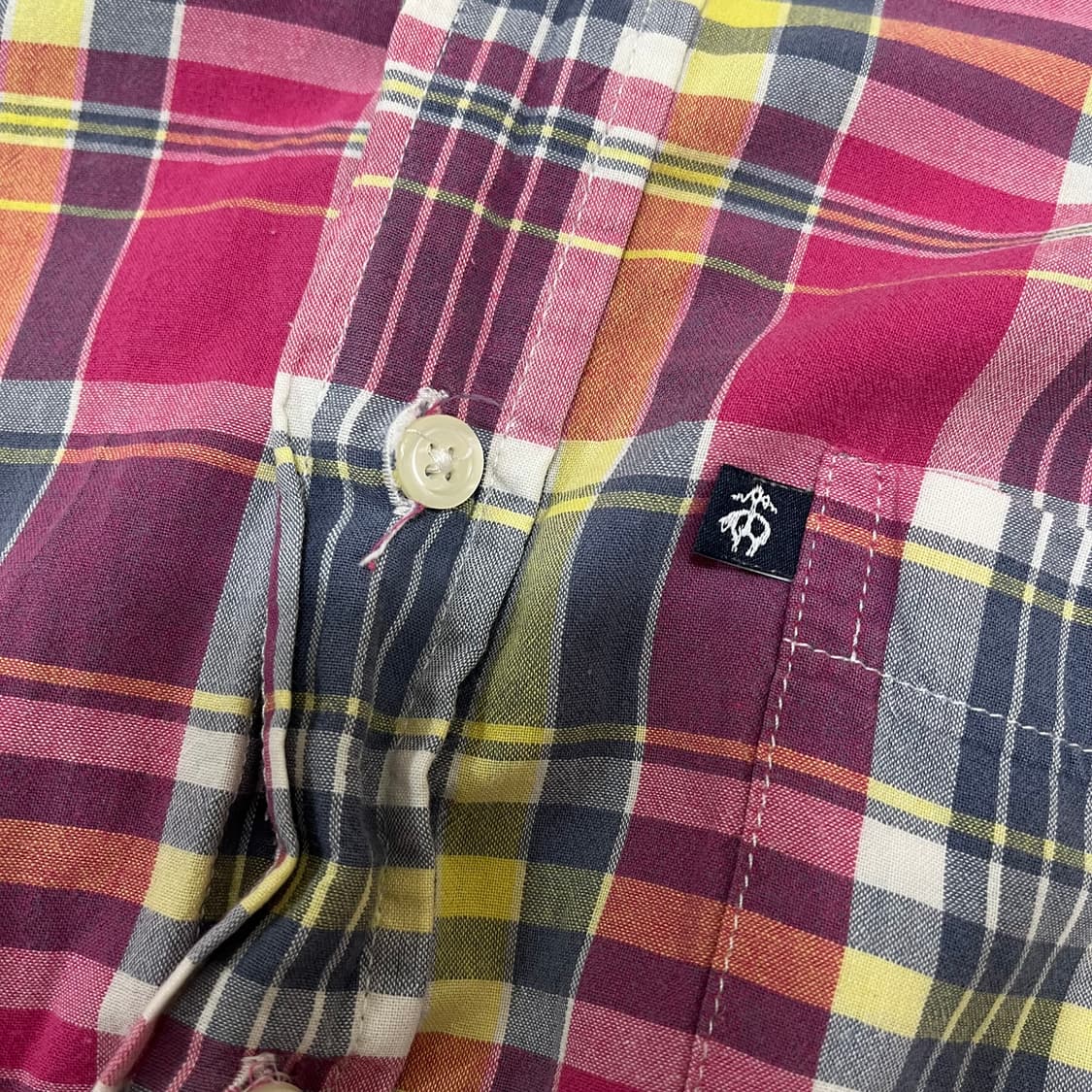 브룩스 브라더스 버튼다운 체크 셔츠 L/100 상품이미지4