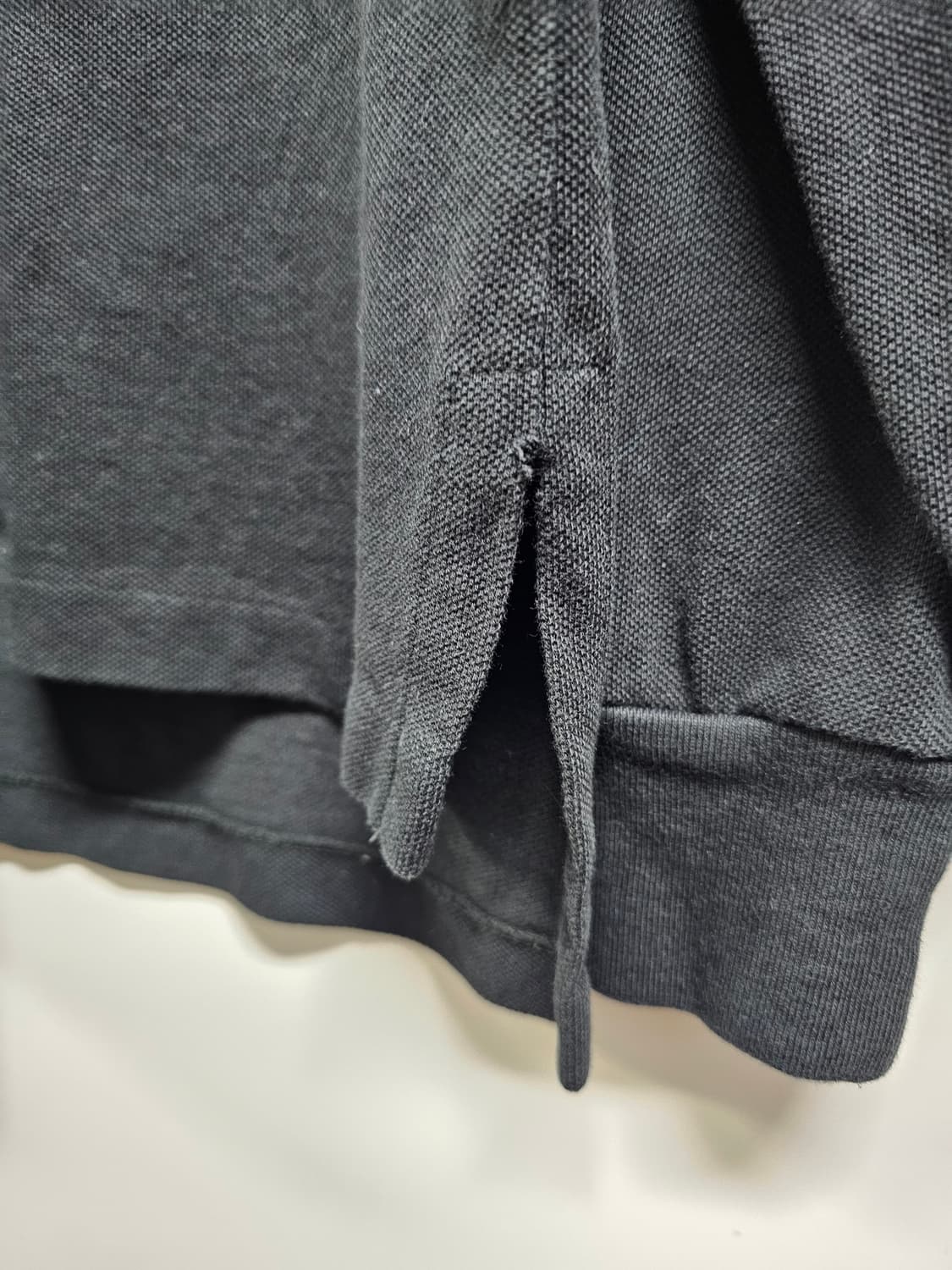 폴로 랄프로렌 블랙 긴팔 폴로셔츠 S 상품이미지5