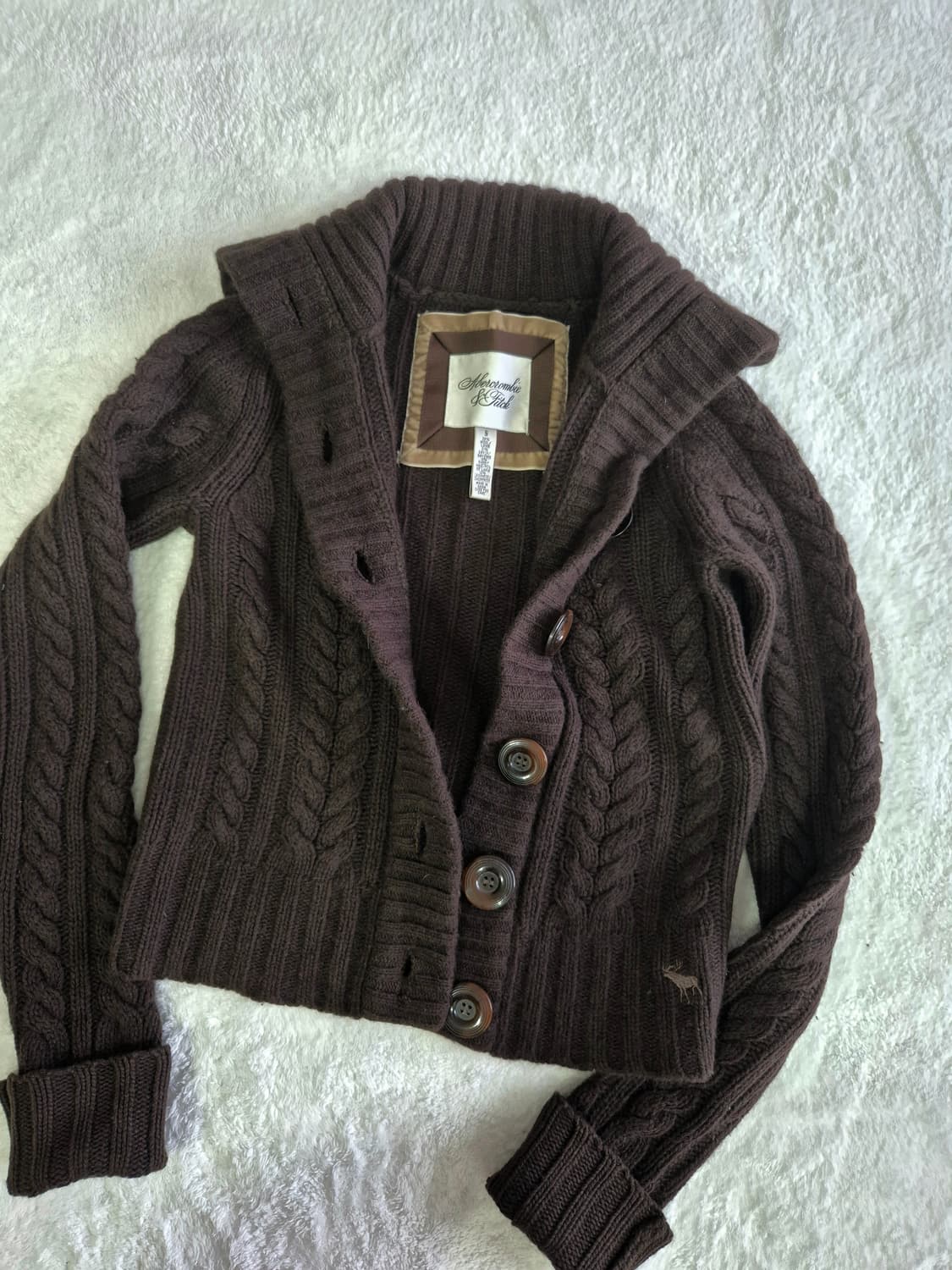 아베크롬비 꽈베기 니트 가디건 상품이미지1