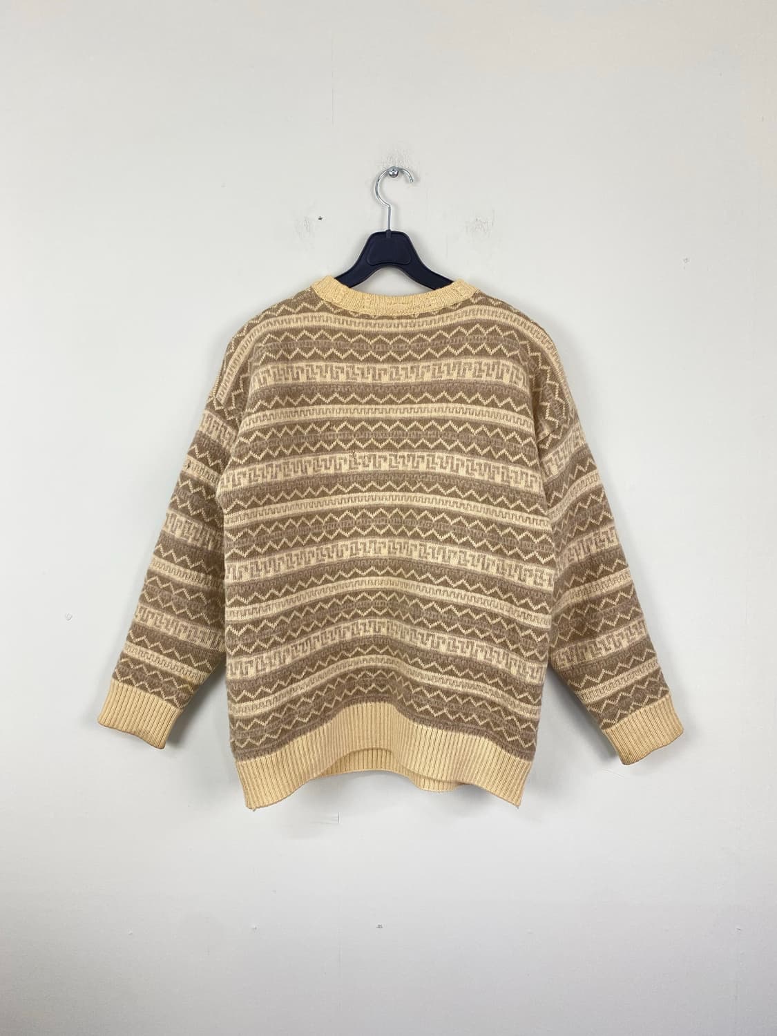 버버리 90s 골프맨 에스닉 울 니트 스웨터 L 상품이미지2