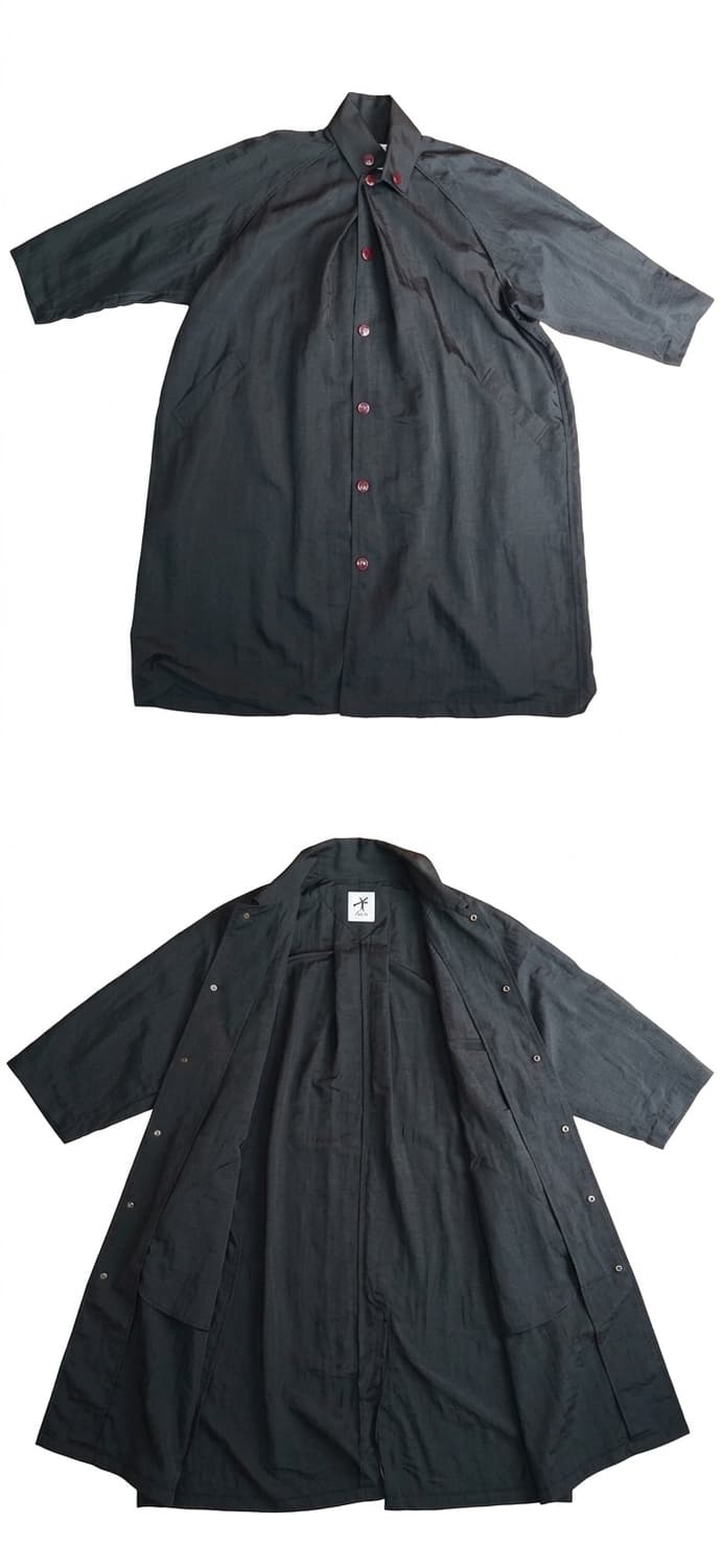 80~90s  Issey Miyake 나일론 코트 상품이미지3