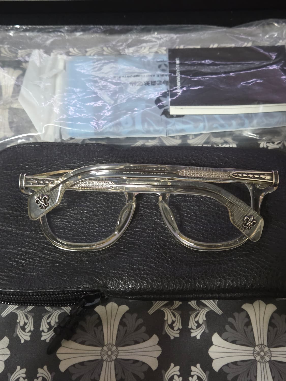 크롬하츠 처프처프 클리어실버 안경테 상품이미지2