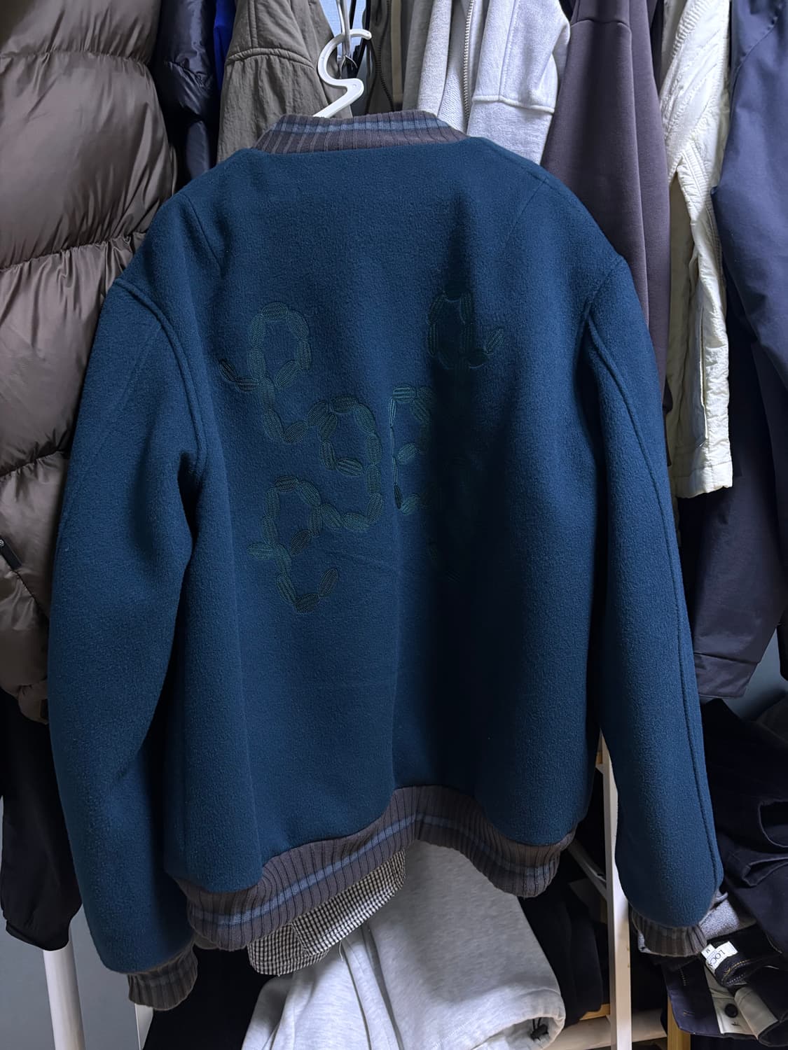 999휴머니티 헤비 울 블루종 자켓 3사이즈(L) 상품이미지3