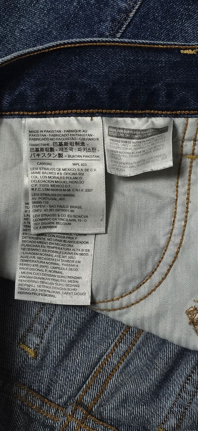 리바이스 데님 미니 스커트 W26 상품이미지3